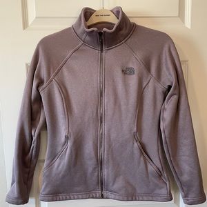 Women’s The North Face fleece lined zip-up jacket